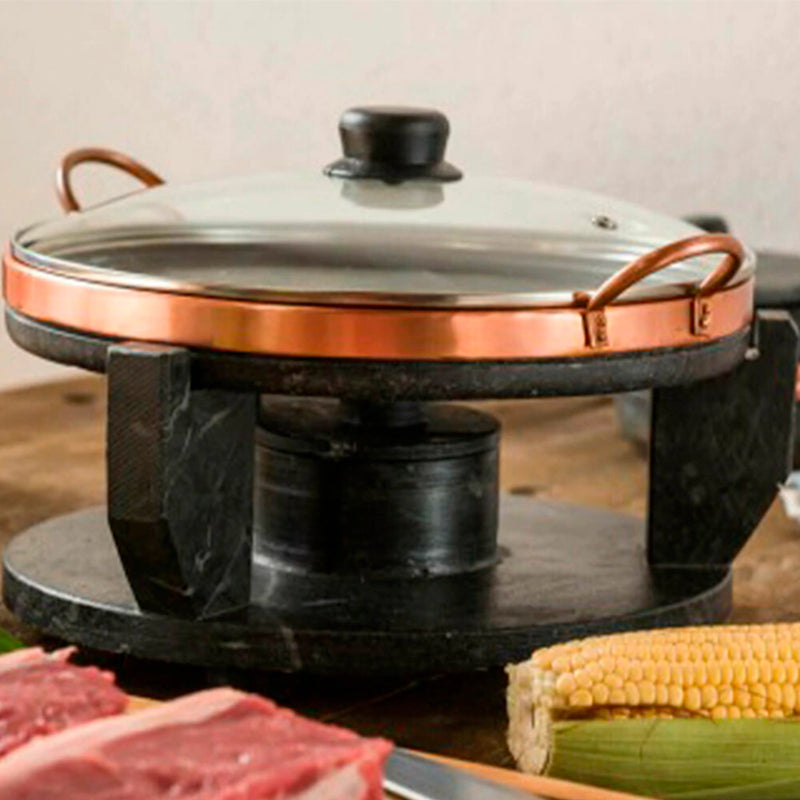 Churrasqueira - Redonda com TAMPA | Promoção