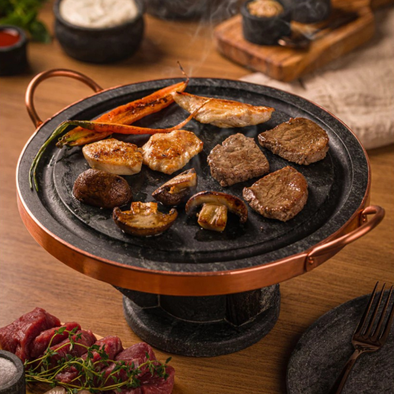 Kit Fondue Duplo em Pedra Sabão – Bigorna Cutelaria
