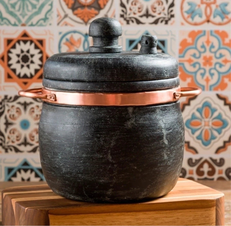 Panela de Pressão de Pedra - 1 Litro | Super Promoção
